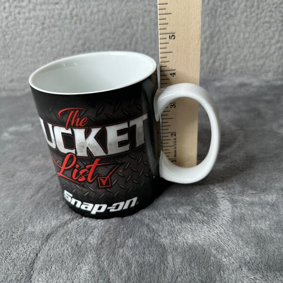 Snap-on Tools Mug Coffee Cup The Bucket List Tools of the Trade Choko Porcelain - Picture 6 of 9